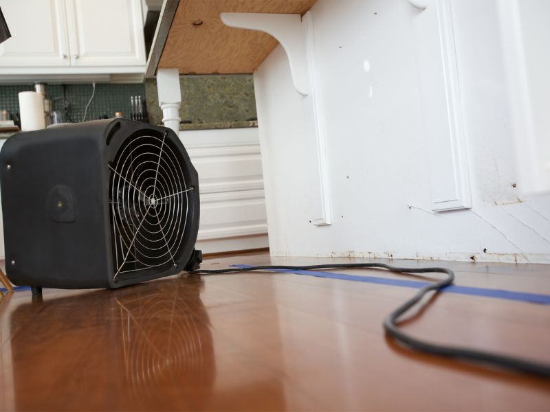 What is the average cost of water damage restoration in Mason, OH?